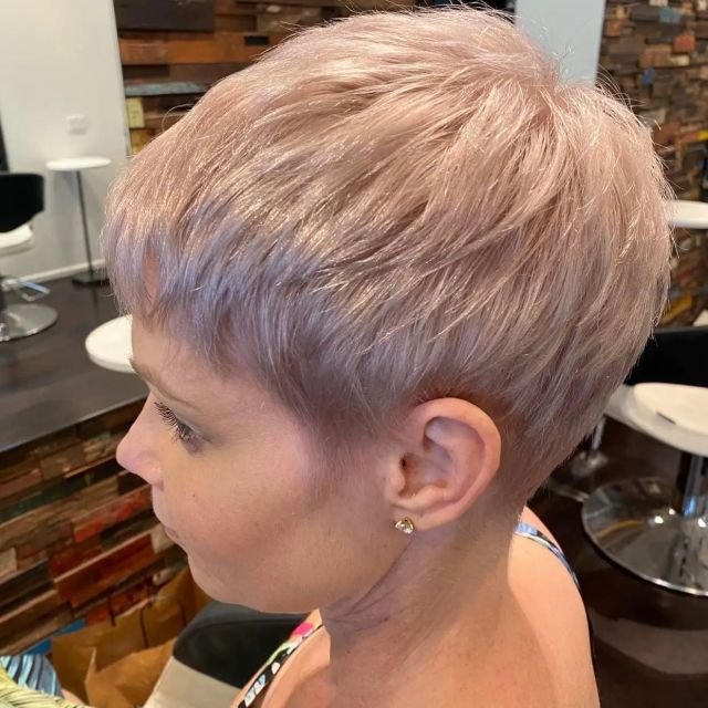Blonde pixie by Lisa Jane
